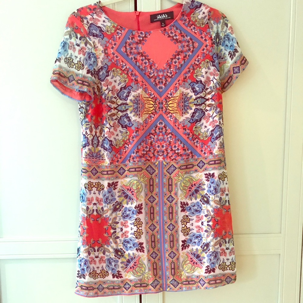 Lulus pattered shift dress